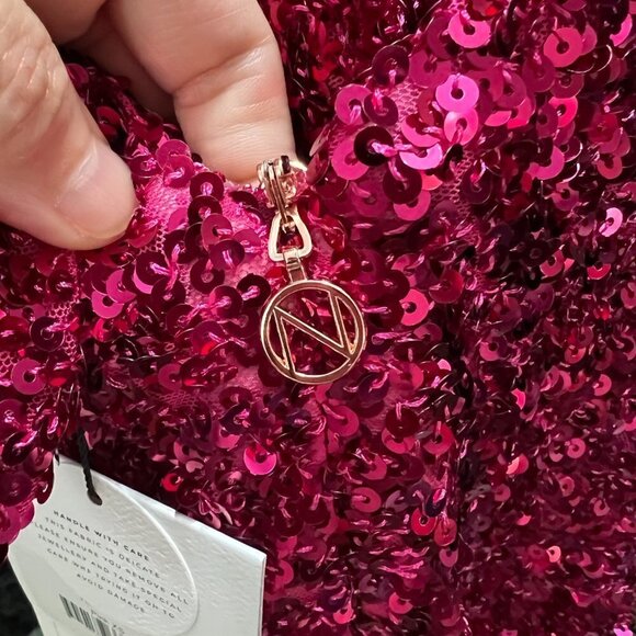 Nookie Smoke Show Mini Bodycon Sequined Dress in Pink - Picture 8 of 9